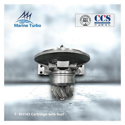 Diesel Radial Flow  RH143 Turbocharger Cartridge With Foot