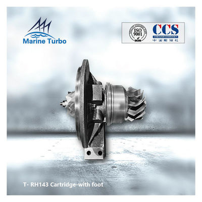 Diesel Radial Flow  RH143 Turbocharger Cartridge With Foot
